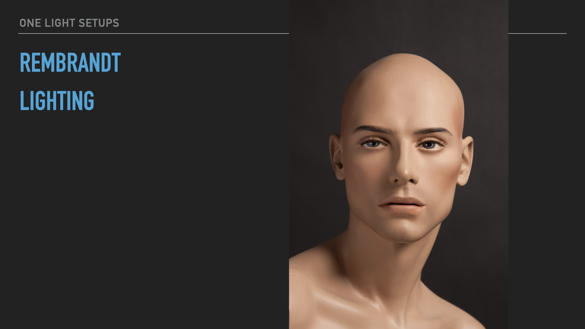 Studio portrait result